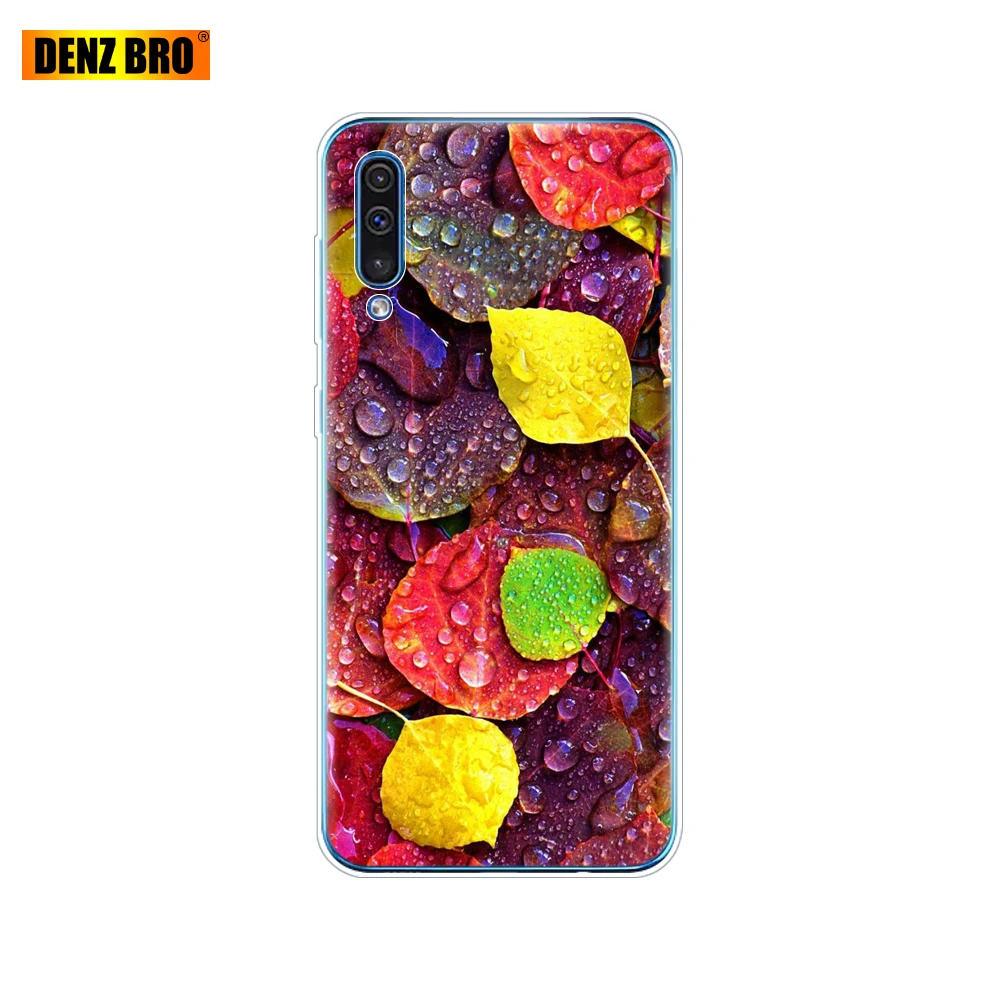 Для samsung Galaxy A50 силиконовый чехол ТПУ Прозрачная задняя крышка телефона для samsung A50 A505 A505F SM-A505F мягкий чехол 6,4 coque - Цвет: 61877