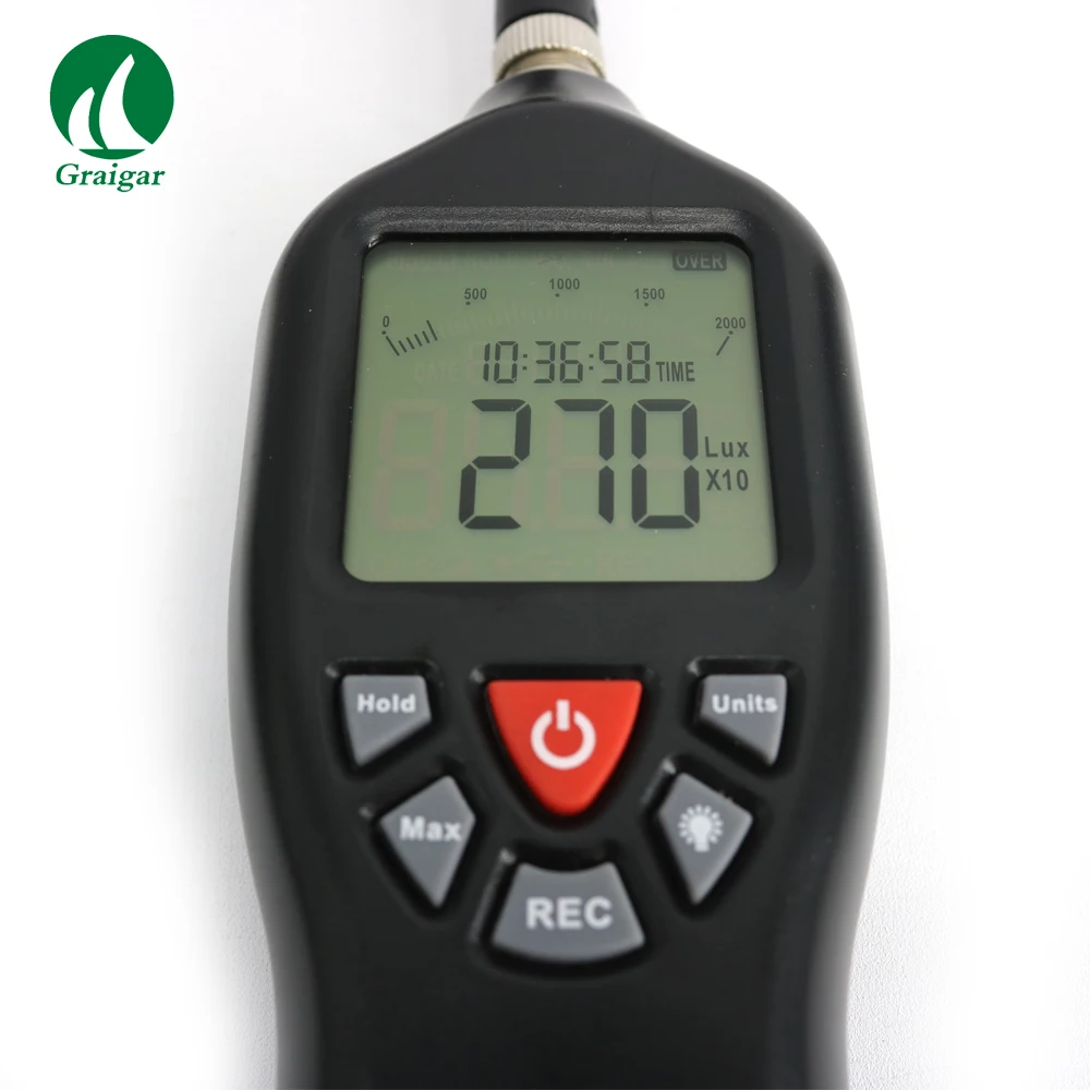 TL 600 цифровой Люкс метр регистрация данных с USB мода форма 0 1 200000lux УФ свет