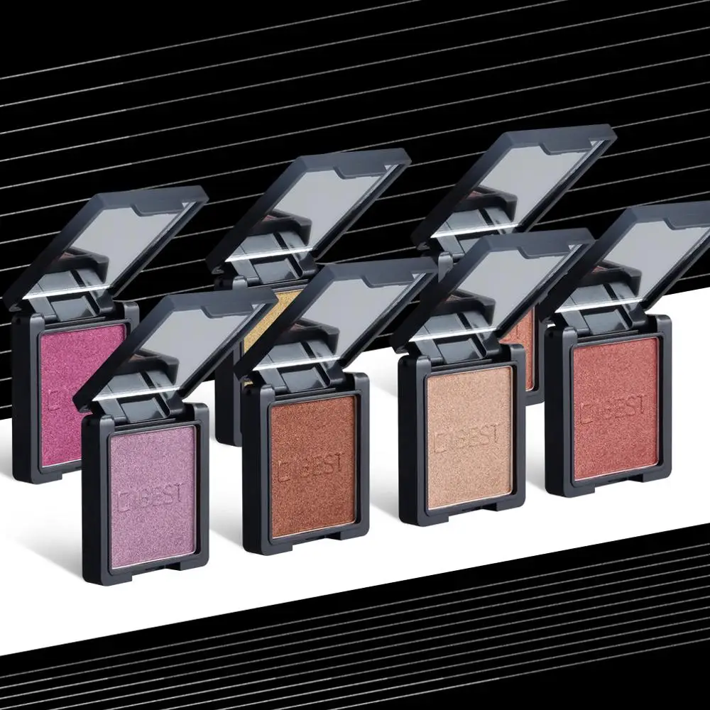 24 цвета одноцветные тени для век матовые перламутровые легкие яркие цветные