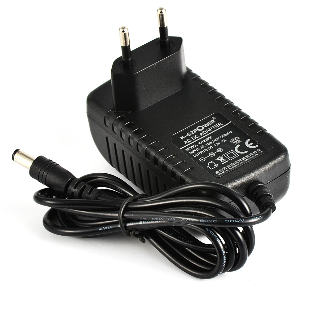 12 В 1.2a AC DC конвертер адаптер Зарядное устройство монитор LED 1200ma Импульсные блоки