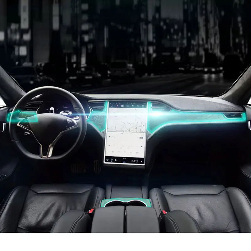 Наклейка для Tesla model S Прозрачная рекламная пленка из ТПУ наклейка s Аксессуары