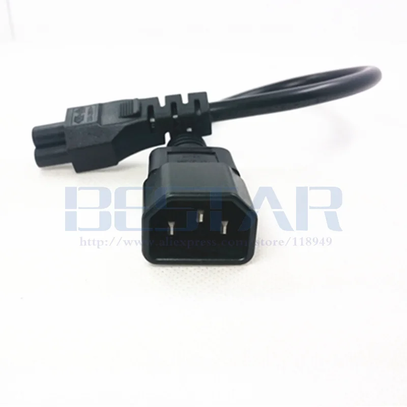 IEC 320 C14 штекер для C5 Женский адаптер кабель 3 Pin папа PDU Блок питания конвертер