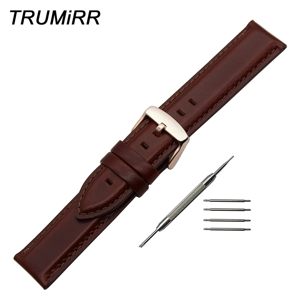 

Top Layer Genuine Leather Watchband 13mm 18mm 20mm for Mido Baroncelli Men Women Watch Band Wrist Strap Bracelet Black Brown