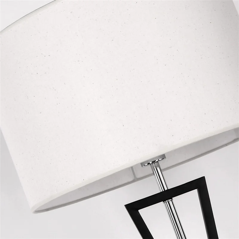 

American country E27 wrought iron fabric LED floor lamp creative personality vertical table lamp study work light ZP5091000