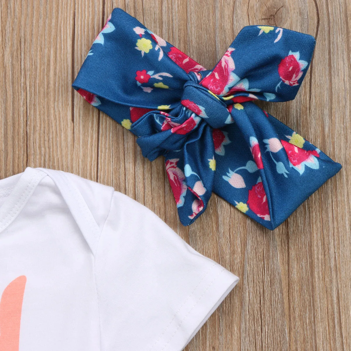 Комбинезон ромпер комбинезон из 3 предметов длинные штаны с цветочным рисунком