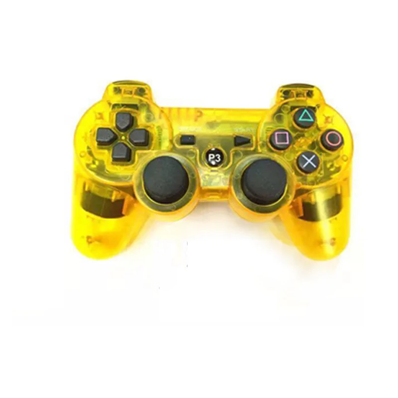 Для sony PS3 прозрачный беспроводной контроллер Bluetooth геймпад для playstation 3 PS3 прозрачный джойстик