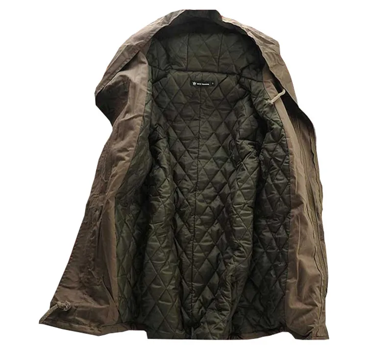 

2018 Hot Sale Men's Solid Comfortable Causal Long Warm Coat Male Fashion Padded Hooded Winter Clothing Thick Coat