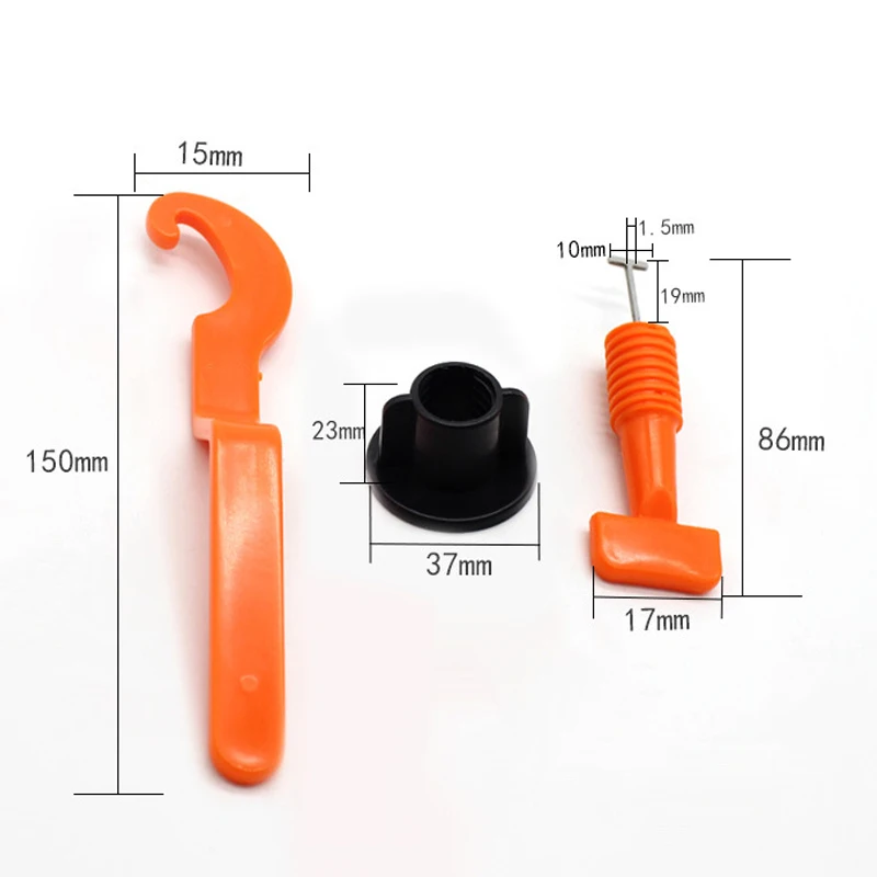 50PCS Tile Alignment Leveling System Clip Adjustable Locator Spacers Plier Level Wedges Hand Tools New|Детали строительного