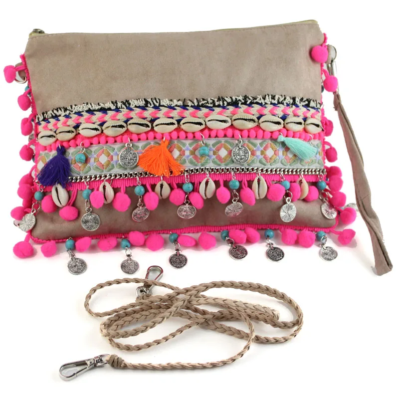 Женская сумка ручной работы 2018 женская в стиле ретро с кисточками новая сумочка