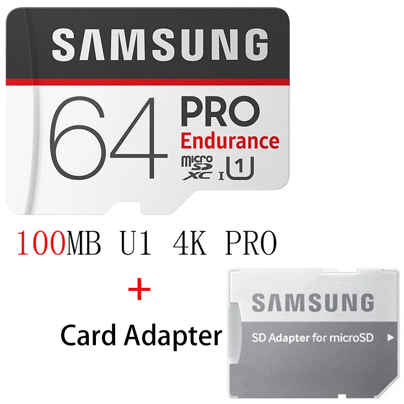 SAMSUNG PRO карта памяти 32 64 Гб U1 4K класс 10 Micro SD 128 ГБ 32 ГБ 64 Гб Micro SD карты SD/TF флэш-карты microSD карт для телефона - Емкость: MB-MJ64G-KT5