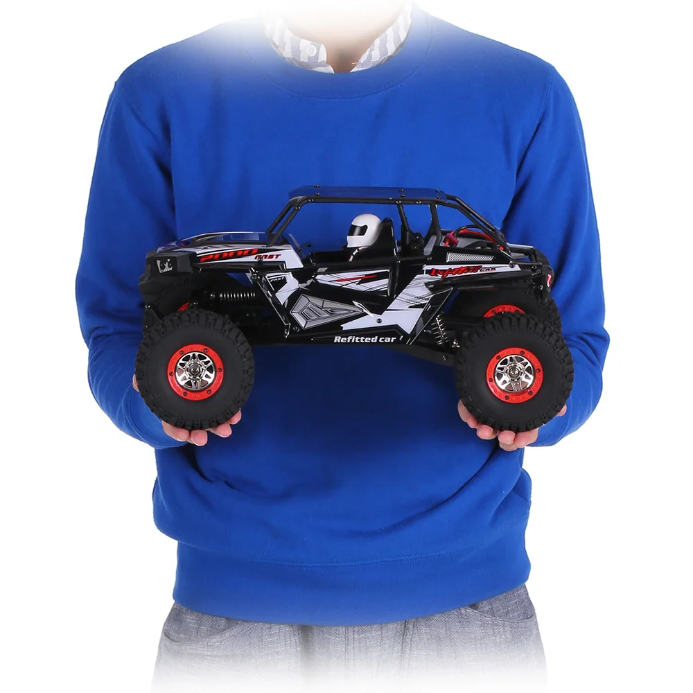 Wltoys 10428 B2 1:10 4WD 2 4G 40 км/ч гоночный Rc автомобиль Рок Гусеничный внедорожный Багги RTR