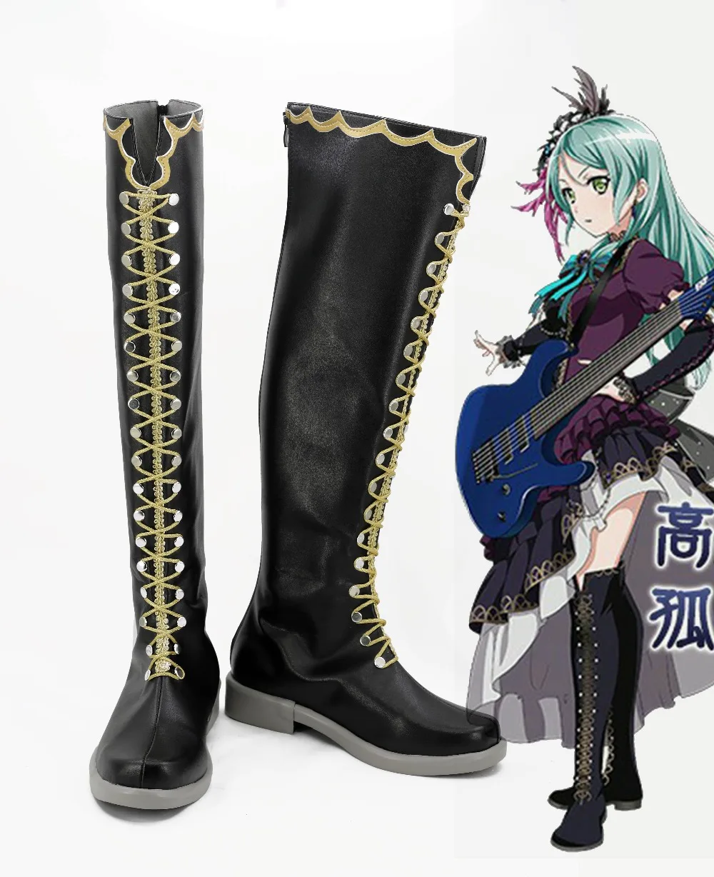 

bang dream cosplay costume japanese anime unisex school sports shoes boots custom lolita single shoes