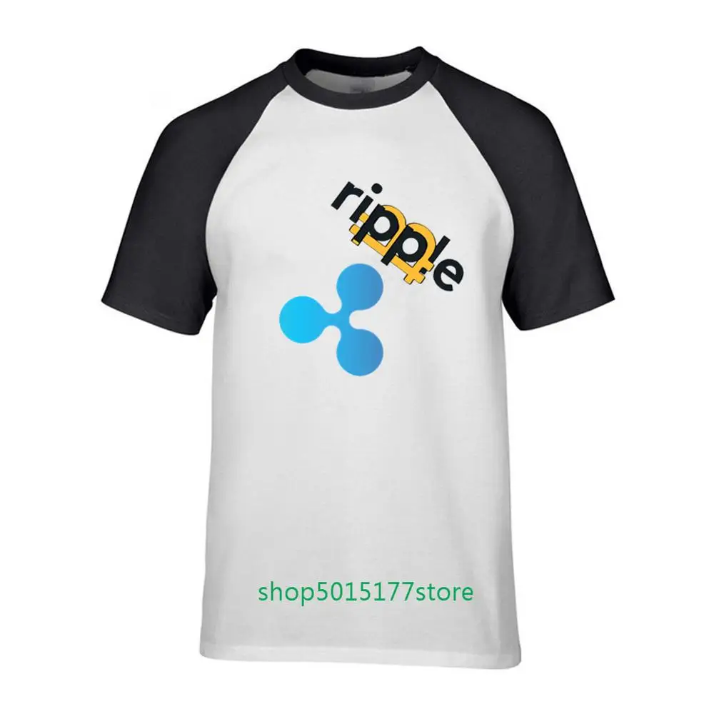 Мужская футболка с криптовалютой Ripple Шахтер из 100% хлопка высшего качества летняя