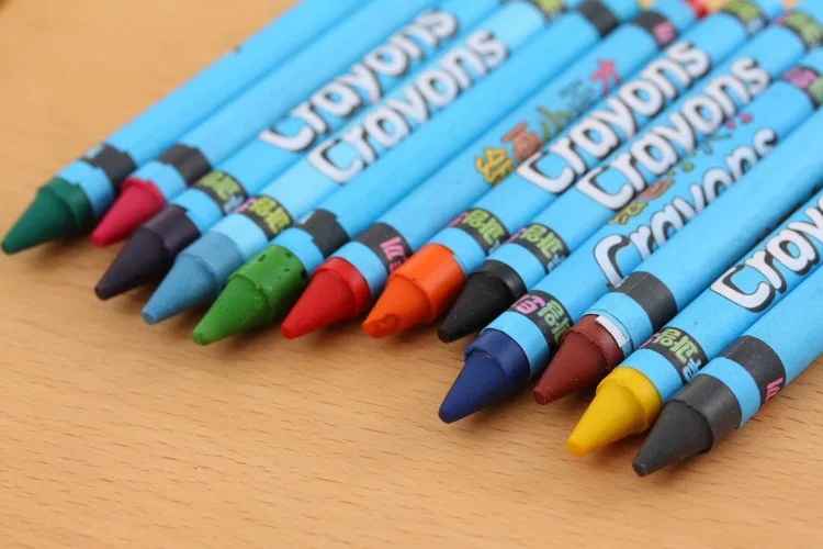 Милый принт с животными красочные нетоксичные карандаши масляные краски кисть