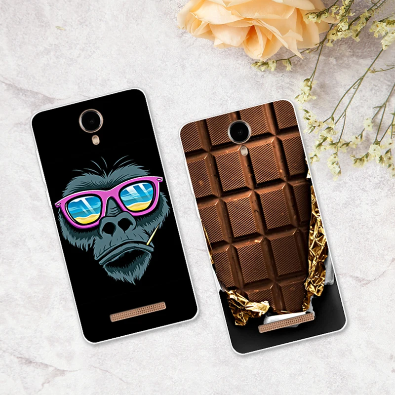 Чехол для Prestigio Wize PX3 5 0 дюйма прозрачный силиконовый чехол с рисунком телефона