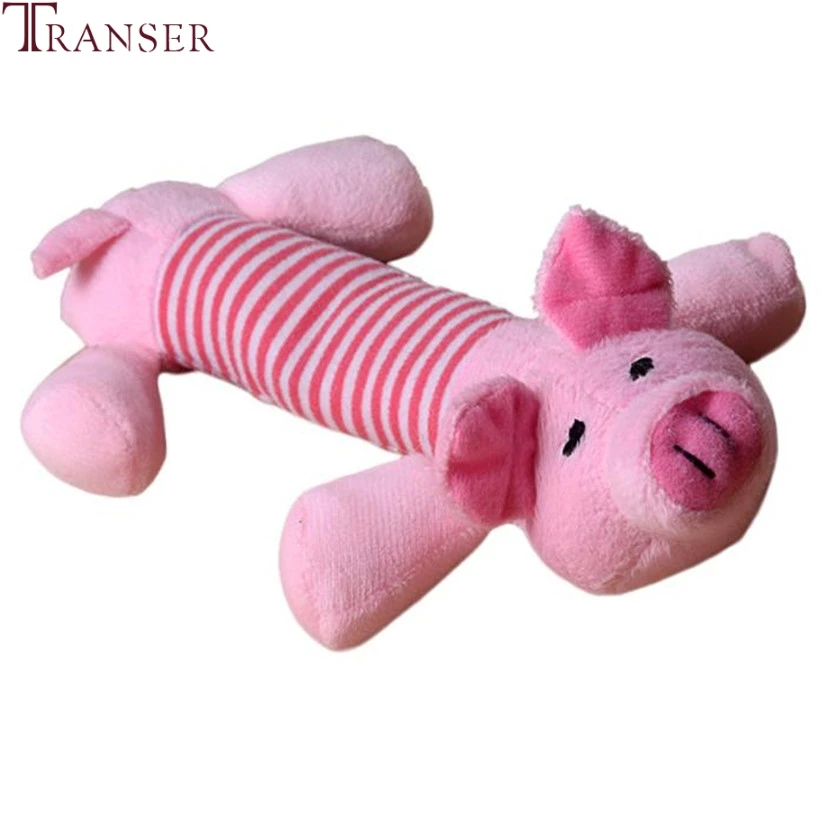 Transer, товары для домашних животных, мягкие плюшевые животные, розовая свинья, собака, звуковые жевательные Игрушки для маленьких и больших собак, для активного отдыха, 80224