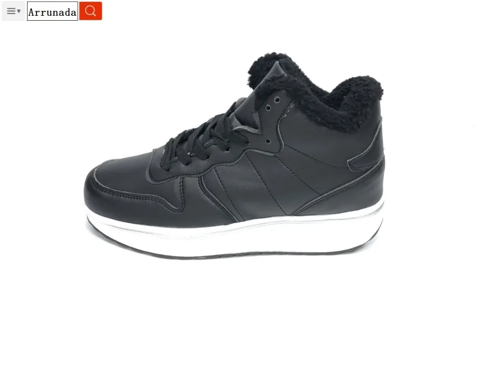 2018 модная обувь женские кроссовки непромокаемые клиновидная Платформа Женская