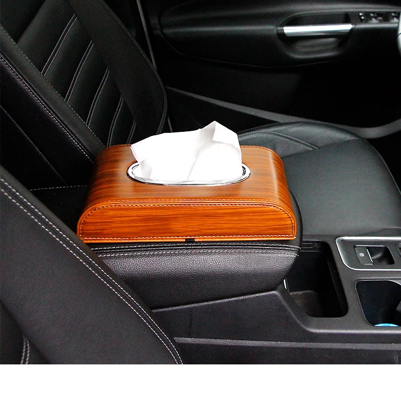 product picture 3 Lsrtw2017 автомобильный Стайлинг автомобиля внутренняя коробка с одноразовыми салфетками для Ford Kuga ESCAPE 2013 - Название цвета: product picture 3