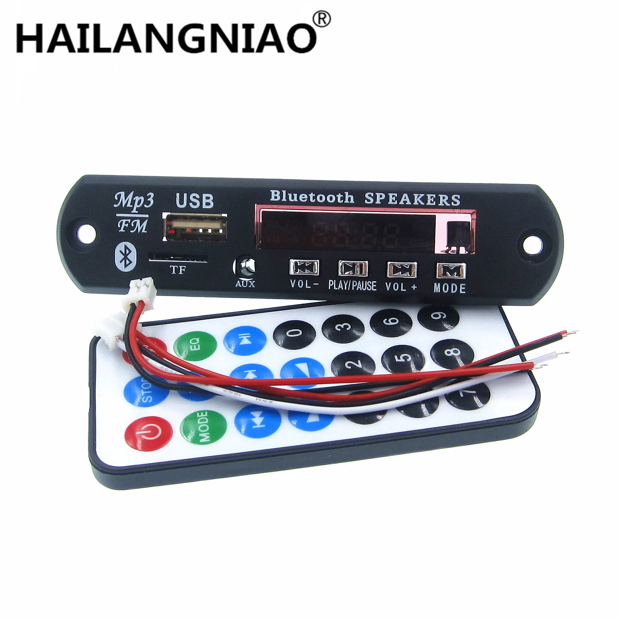 

Модуль платы декодирования MP3 Bluetooth с разъемом для SD-карты/USB/FM/удаленным модулем платы декодирования