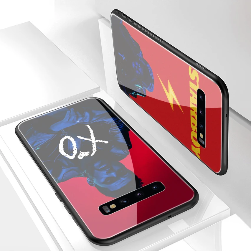 Стеклянный ТПУ чехол Lavaza The Weeknd Starboy для Samsung Note 8 9 S7 S8 S9 S10 A10 A20 A30 A40 A50 A60 A70 Edge Plus |