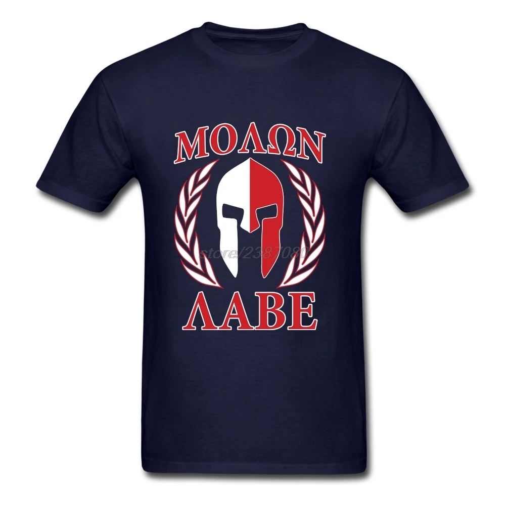 Дизайнерская красная одежда Molon Labe с коротким рукавом мужские повседневные
