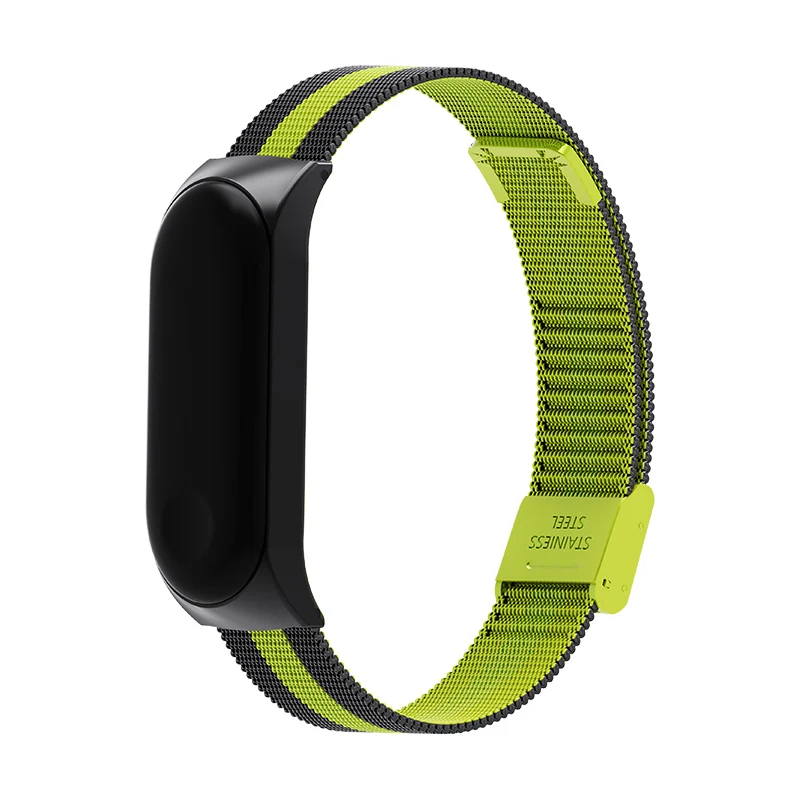 Ремешок на запястье для Xiaomi mi Band 3 металлический Безвинтовой браслет из нержавеющей стали ремешок для mi Band 4 сменный ремешок аксессуары