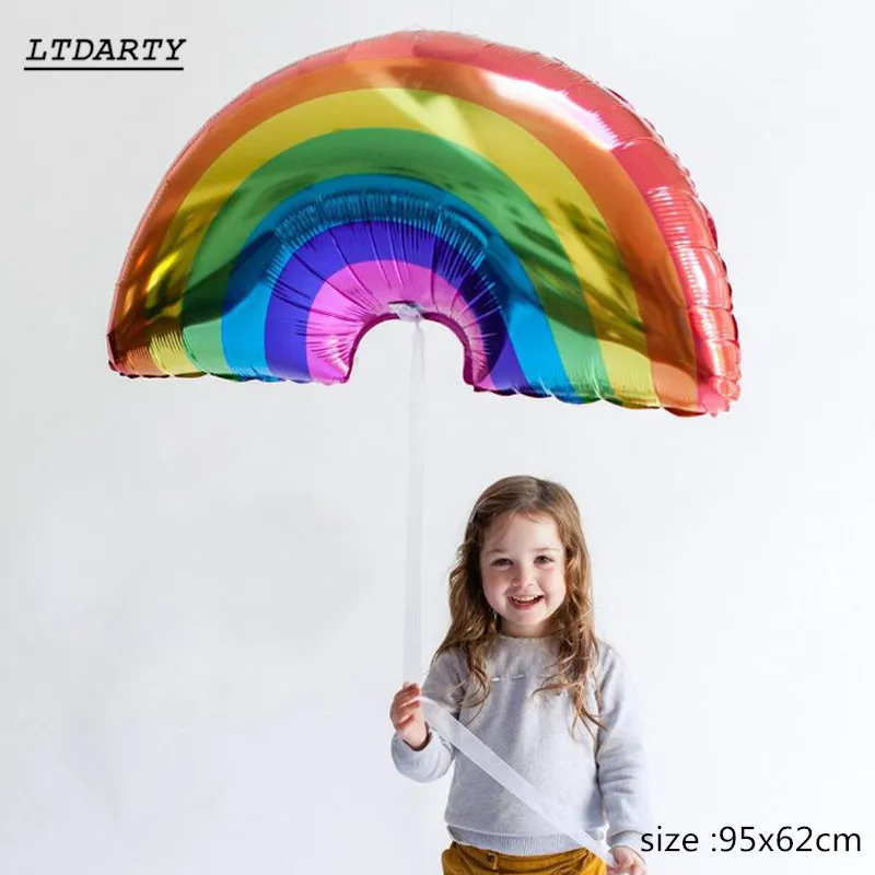 1pcs as picture 1 шт. воздушный шар из фольги с изображением радуги, смайлика, голубого облака, солнца, подарки для детей, игрушки для свадьбы, дня рождения, вечерние, декор для детского душа - Цвет: 1pcs as picture