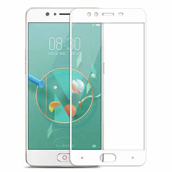 White 2 шт закаленное стекло для zte Nubia M2/M2 Lite 9H 2.5D Премиум Защитная пленка для экрана для zte Nubia M2/M2 Lite m2lite 5,5" - Цвет: White
