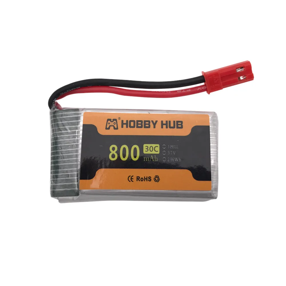 3 7 V 800mAh 902540 Lipo батарея для MJX x400 X300C X800 RC Квадрокоптер Дрон запасная часть v jst