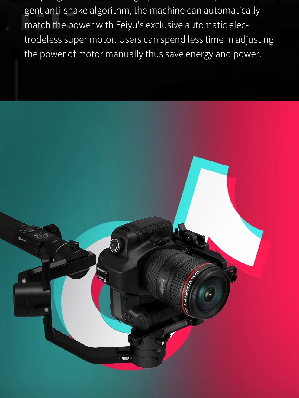 FeiyuTech AK4500 Камера Stailizer 3-осевой портативный монопод с шарнирным замком для sony/Canon/Panasonic/Nikon, вес нагрузки, 10.14lb