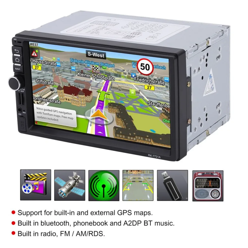 RK-7721A светодиодный панельный светильник профессиональный 7-дюймовый HD емкостный