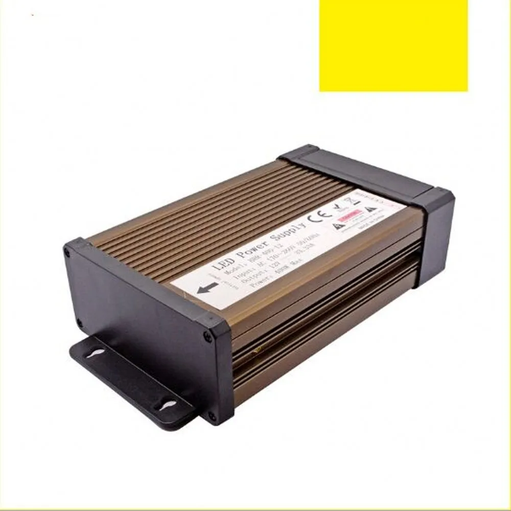 DC 12V 24V открытый светодиодный непромокаемые Питание светильник трансформатор переключатель для Светодиодный полоски адаптер переменного тока 220 в 240V 5A 8A 16.6A 33A