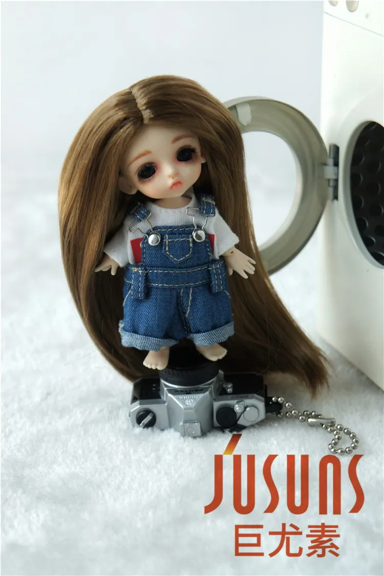 JD016 1/12 1/8 BJD кукольные Парики Мода пробор линия длинный кудрявый парик Размер 3-4 дюйма 4-5 дюймов 5-6 дюймов синтетический мохер кукольные парики