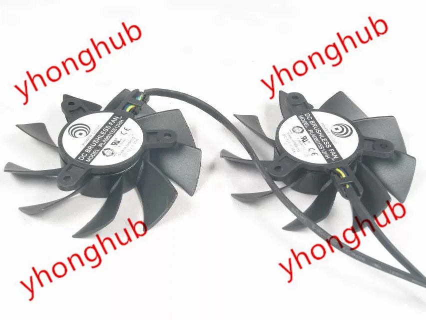 Вентилятор охлаждения сервера Power Logic PLA08015S12HH DC 12 В 0,35 а 75x75 мм