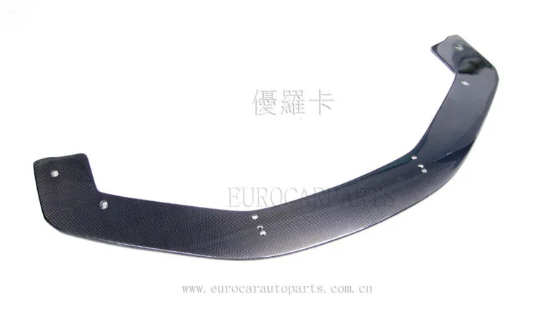 front spoiler AD R8 carbon finber передний задний спойлер для R8 carbon fiber передний задний диффузор спойлер багажника боковые юбки - Цвет: front spoiler