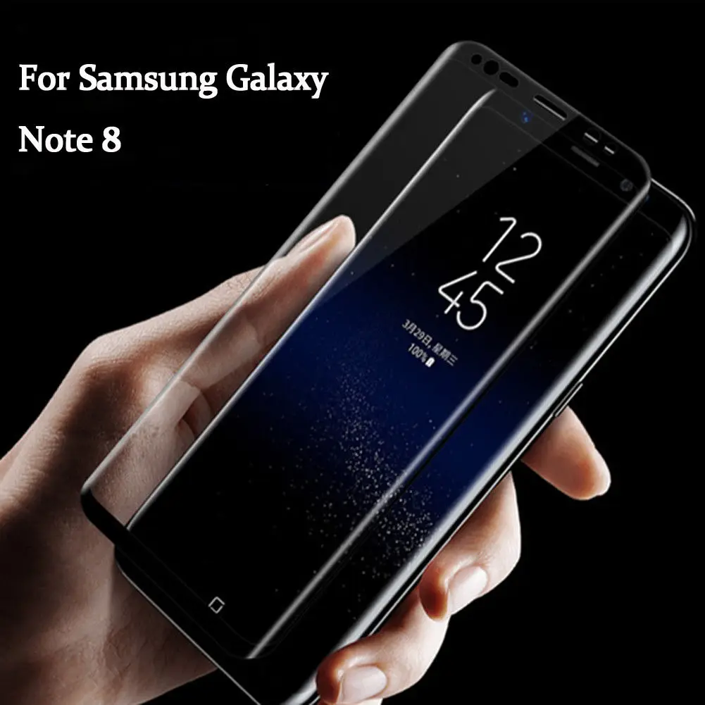6D изогнутое закаленное стекло для Samsung Galaxy S9 S8 Plus Note 8 9 Защита экрана A6 A8 2018