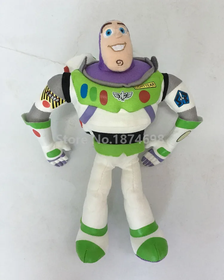 Buzz Lightyear 25cm Woody Buzz Lightyear Bullseye конь горох в стручке Долли клоун Mr Pricklepants Лютик Единорог мини плюшевая мягкая игрушка кукла - Цвет: Buzz Lightyear 25cm