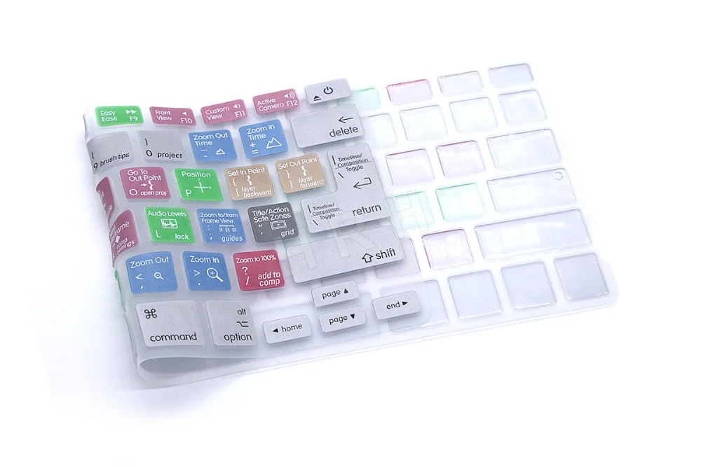 Для ярлыков после эффектов A1278 силиконовая клавиатура с горячими клавишами для
