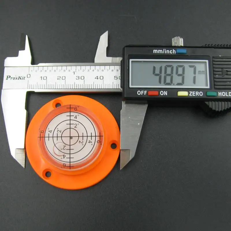 (10 шт./лот) 50*17 мм пузырьковый уровень Bullseye Spirit Level круглые Пузырьковые