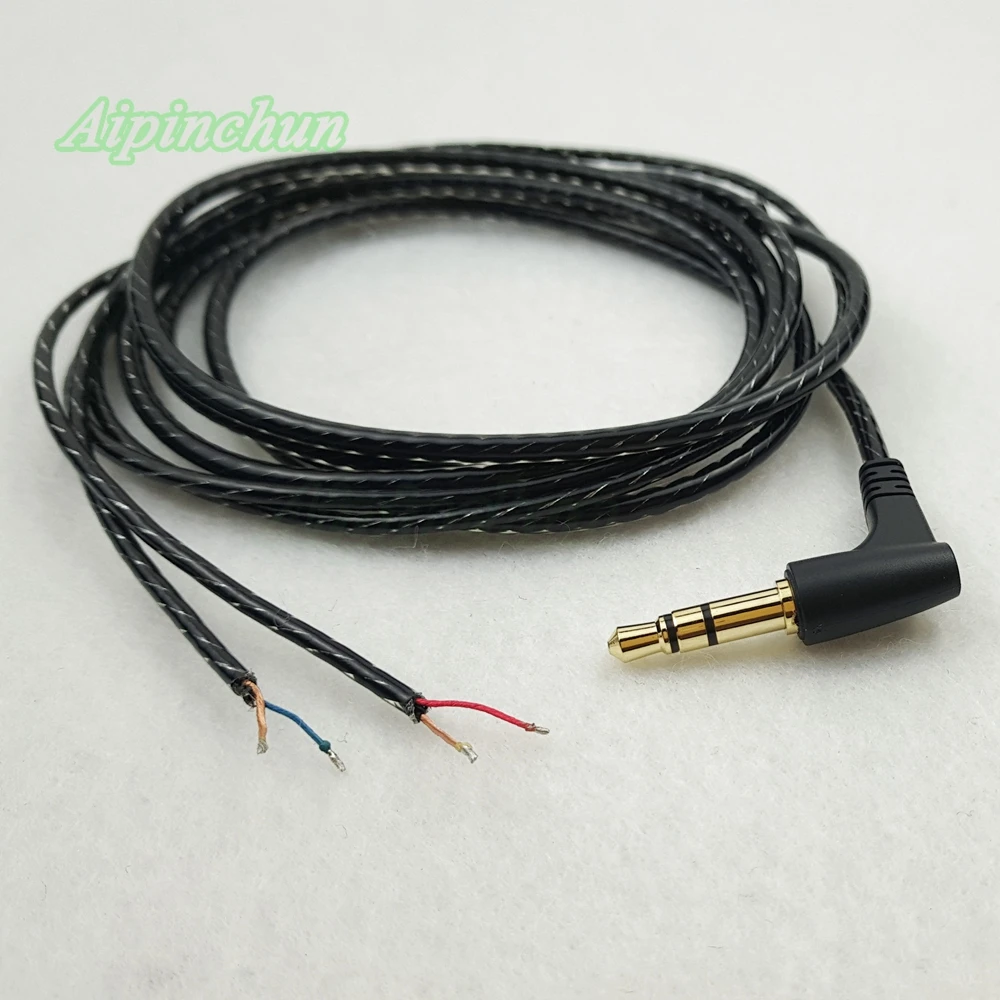3 полюсный гибкий штекер Aipinchun 5 мм для наушников и аудиокабеля|cable headphone|headphone
