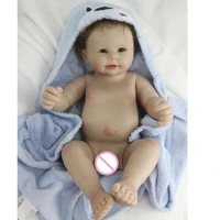 shower doll 20inch full silicone reborn doll 50cm bebe reborn lifelike boy baby newborn realistic babies doll toy brinquedos