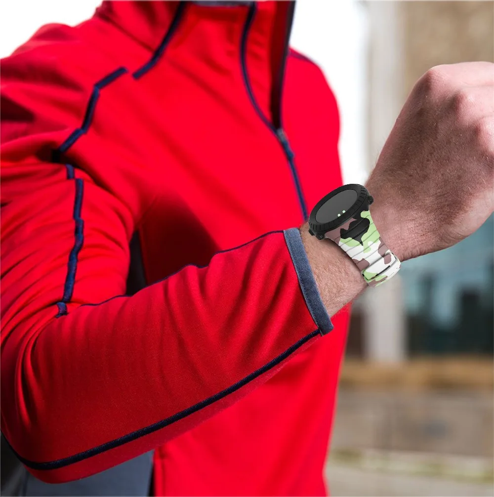 Высококачественный спортивный ремешок для Suunto Core, умные часы, сменный силиконовый браслет, модный ремешок для часов, роскошные аксессуары