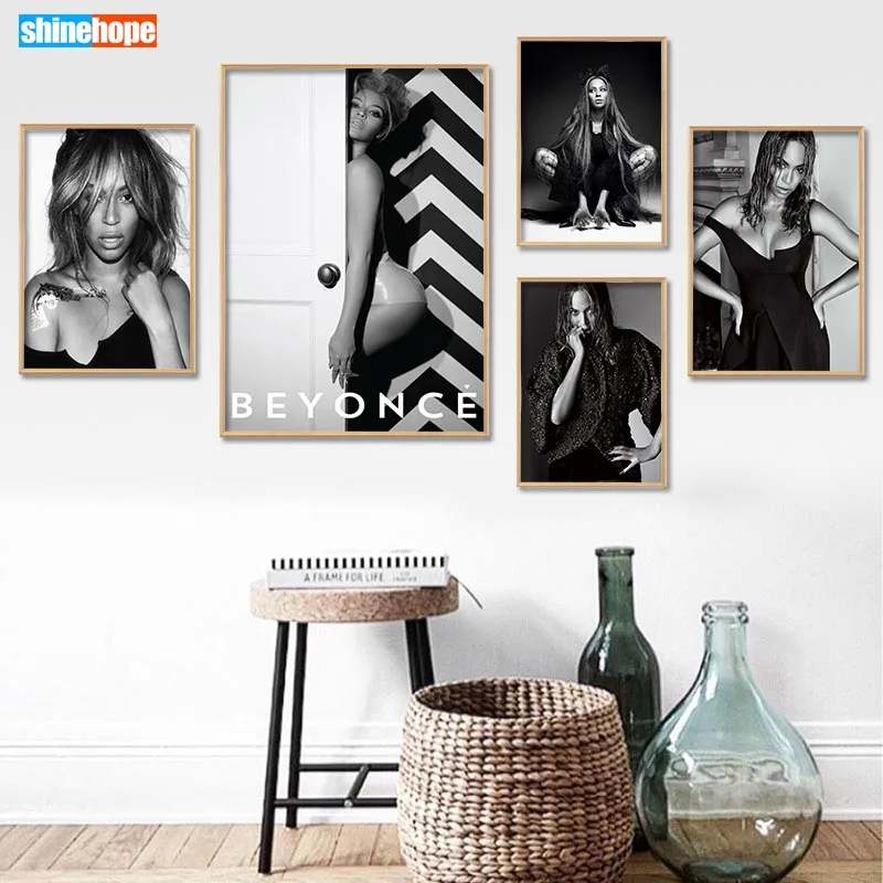 

На заказ Beyonce плакат Холст плакат 30X45cm,40X60cm художественная отделочная ткань для дома ткань настенный плакат печать шелковая ткань