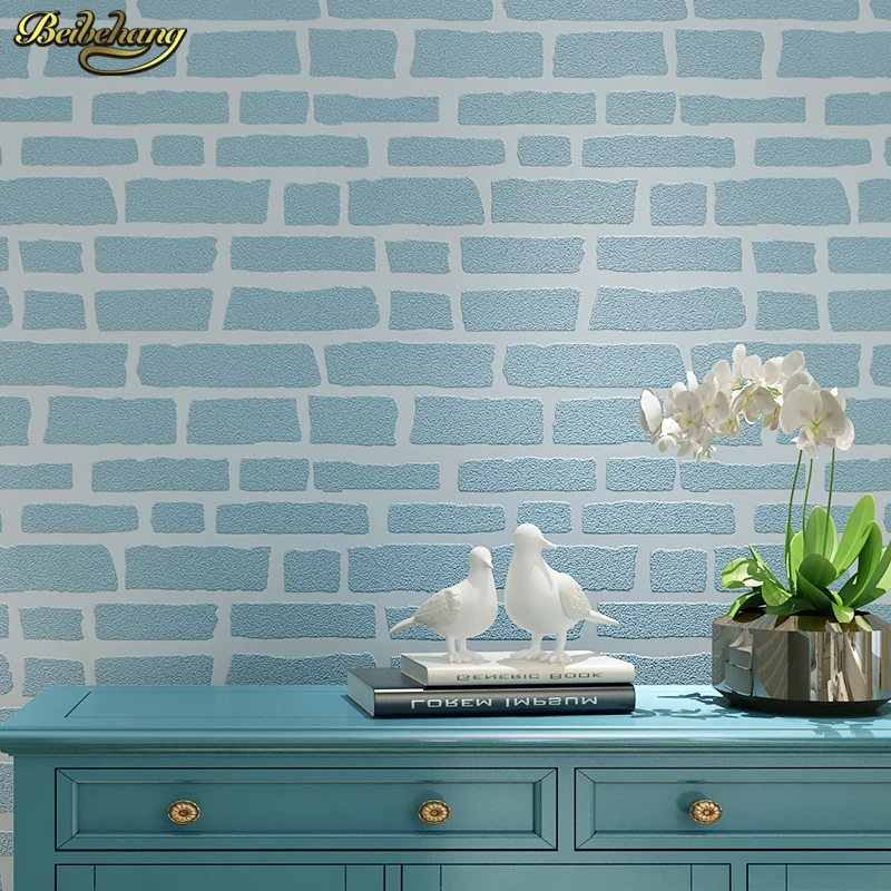Beibehang простой модный современный имитационный кирпич 3D рельефные нетканые обои