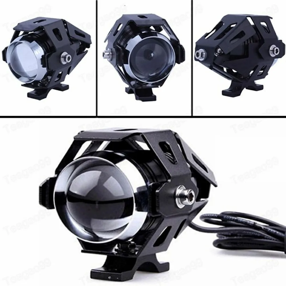 WUPP moto rcycle головной светильник moto rbike U5 12 В светодиодный противотуманный Точечный светильник для вождения мото Точечный светильник s Shoot лампа ангельские глазки для Honda
