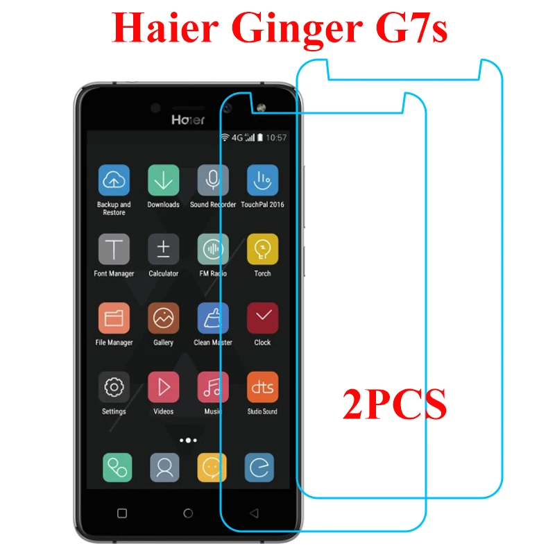 Защитная пленка для смартфона Haier Ginger G7s 2 шт. протектор экрана из закаленного