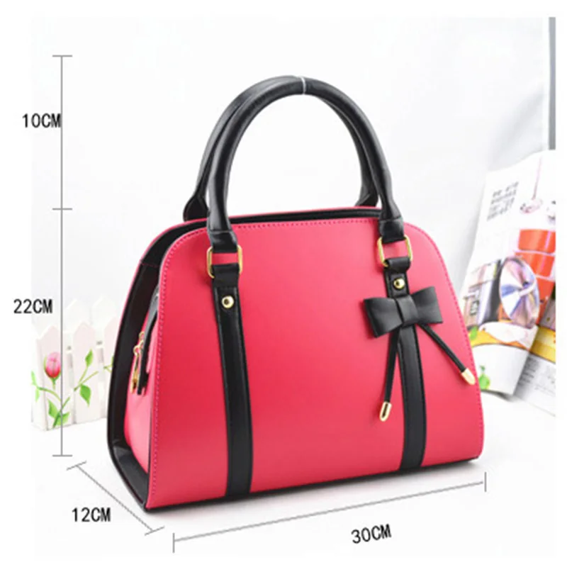 

JEUIHESA Bow Women'S Handbags Leather Shoulder Bag Female Luxury Handbags Women Bags Designer Famous Brand Women Messenger Bag