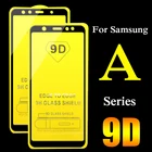 Защитное стекло 9D для Samsung Galaxy A6, A7, A8, 2018 Plus, A3, A5 2017, 3, 5, 6, 7, 8, полное покрытие, закаленное стекло