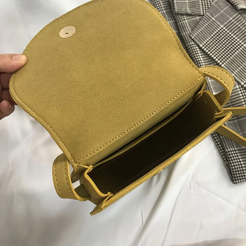 Верблюд Цвет круг Форма Для женщин Сумы простой Crossbody приколы PU Качество Малый