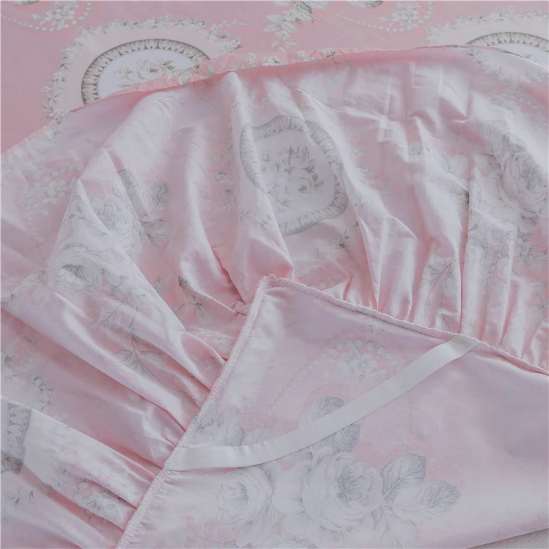 Горячая Распродажа роскошные пододеяльник с оборками комплект King Queen Twin Размеры 3